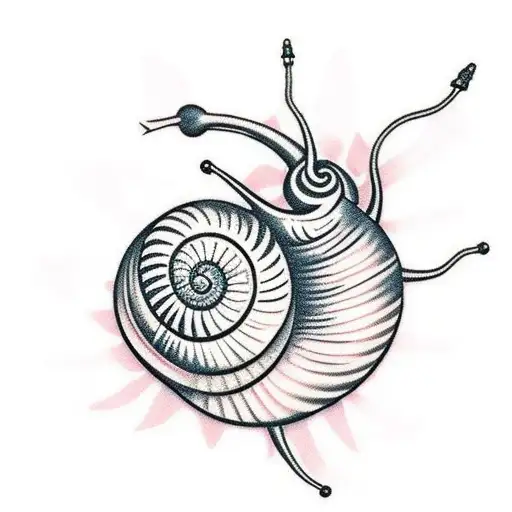 snail tattoo design idea