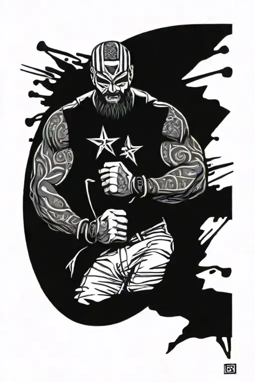 wwe tattoo design idea