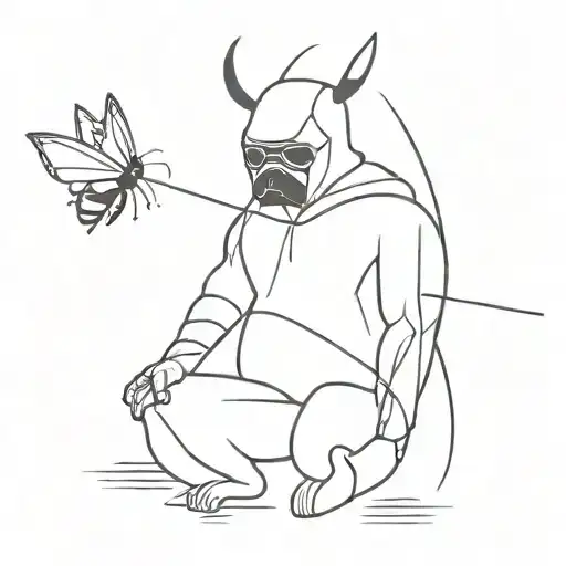 wu tang killa beez tattoo design idea
