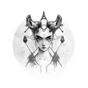 artemis  tattoo design idea