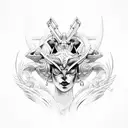 artemis  tattoo design idea