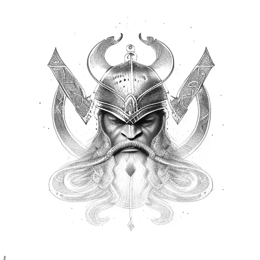 viking  tattoo design idea