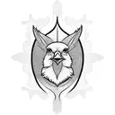 Cardinal tattoo design idea