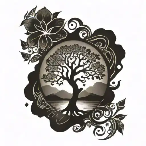 tree of life filipino tribal tattoo tattoo design idea