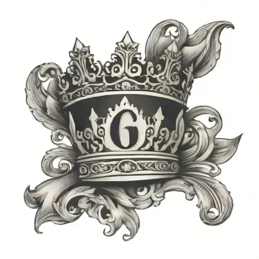 G59 logo and crown tattoo design idea