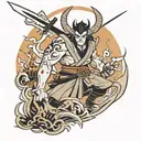 Samurai Jack tattoo design idea