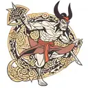 Samurai Jack tattoo design idea