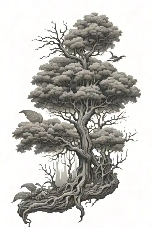 poison tree sleeve tattoo tattoo design idea