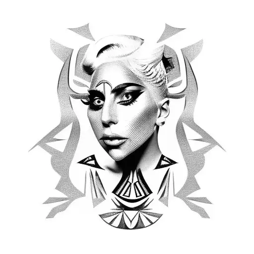 Lady gaga tattoo design idea