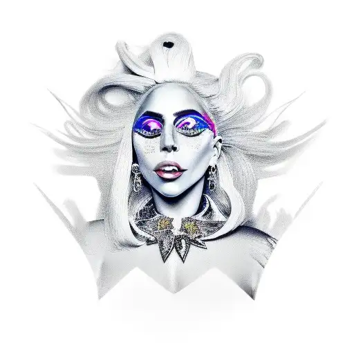 Lady gaga tattoo design idea