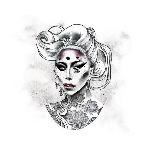 Lady gaga tattoo design idea