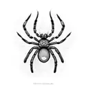 Spider tattoo design idea
