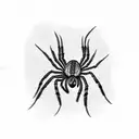 Spider tattoo design idea