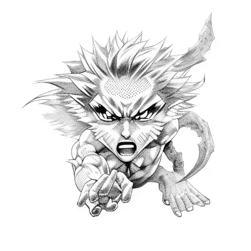 hunter x hunter tattoo design idea
