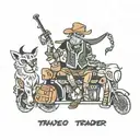 Trader tattoo design idea