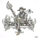 Trader tattoo design idea