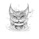 Cunt asshole twat tattoo design idea