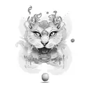 Cunt asshole twat tattoo design idea
