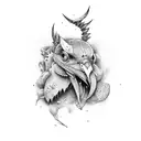 Cunt asshole twat tattoo design idea
