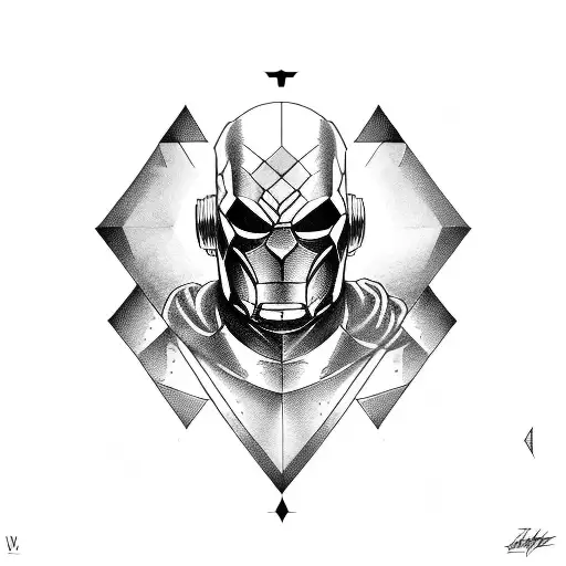 doctor doom tattoo design idea