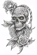Scary tattoo design idea