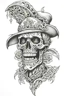 Scary tattoo design idea