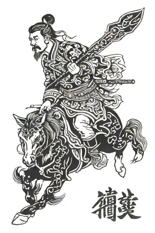 Cossack tattoo design idea