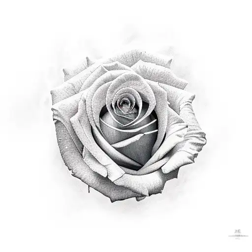  rose with my grandmal name cheryl tattoo design idea