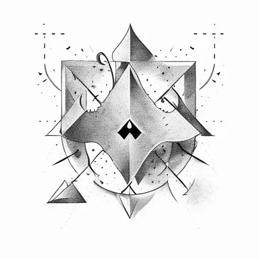 arrow with amor fati in words tattoo design idea