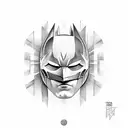 91939 with batman logo tattoo design idea