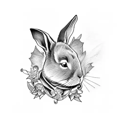 velveteen rabbit  tattoo design idea
