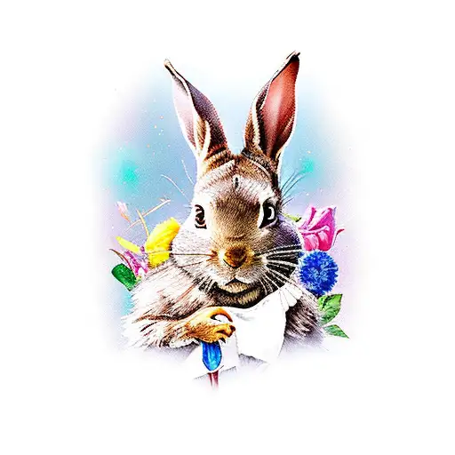 velveteen rabbit  tattoo design idea