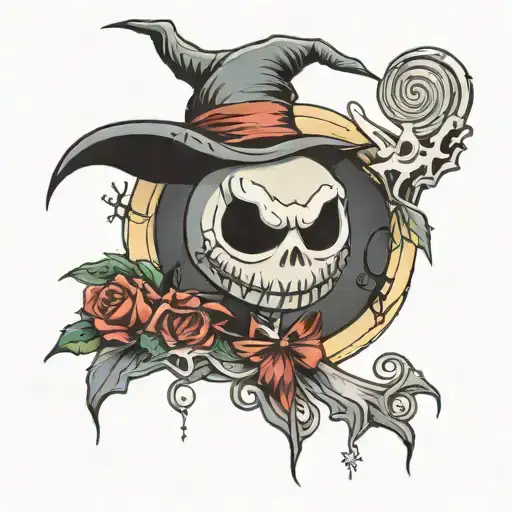 nightmare before Xmas  tattoo design idea