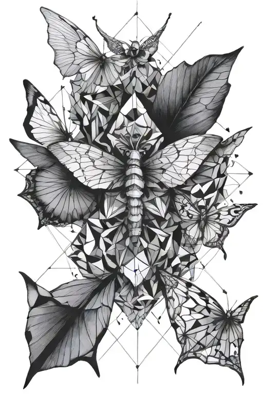 metamorphosis portrayed tattoo design idea