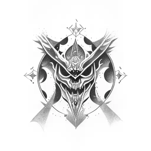 albedo overlond power sexy tattoo design idea