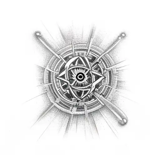 Atomic Hazard tattoo design idea