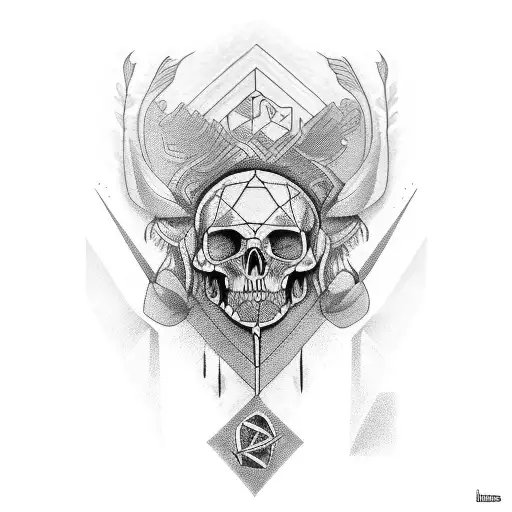 humanitas invictus tattoo design idea