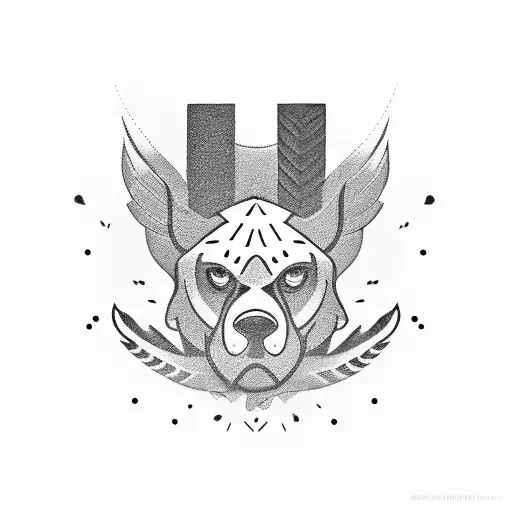 Symbolic representation of loyalty tattoo design idea
