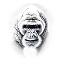 silverback tattoo design idea