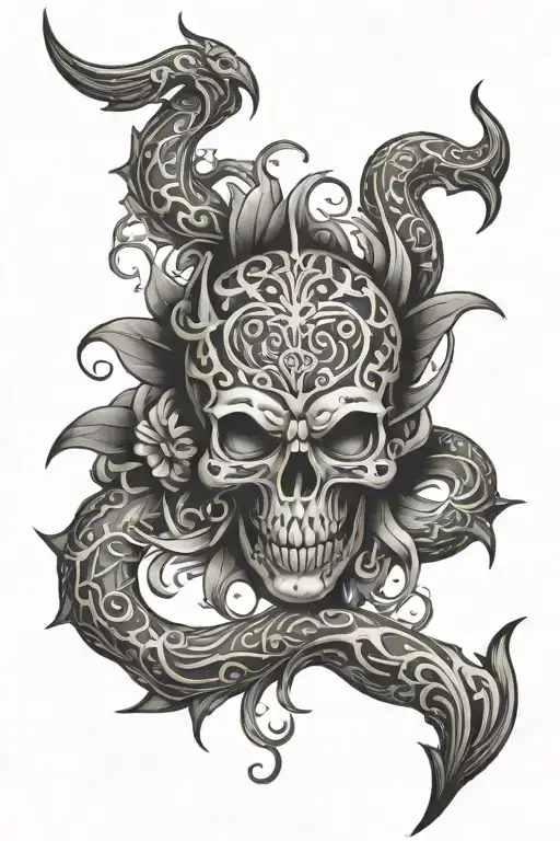 kinky dominant tattoo design idea