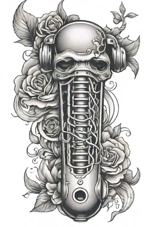 shock absorber with spring calf tattoo tattoo design idea