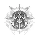 Osiris, isis, set and Ra tattoo design idea