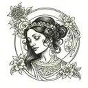 Saint Susanna tattoo design idea