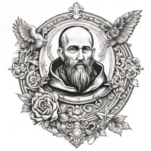 St francis de sales tattoo design idea