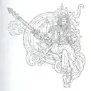God is my judge   tattoo design idea