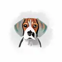 beagle tattoo design idea