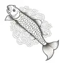 koi carp design tattoo design idea
