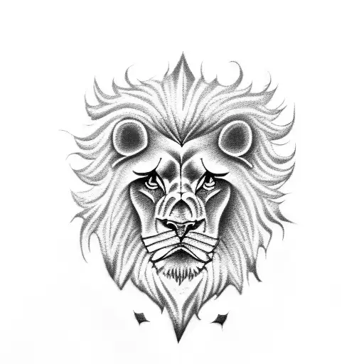 Harry Potter Griffindor lion tattoo design idea