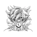 Gohan tattoo design idea