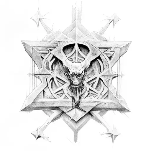 atlas gothic tattoo design idea